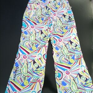 Scott Colorful Patterned Kids Ski Pants/Snowboard Pants